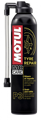 MOTUL MC CARE P3 Tyre Repair (аварийный герметик для восстановл. и накачки шин), аэрозоль 0,3л
