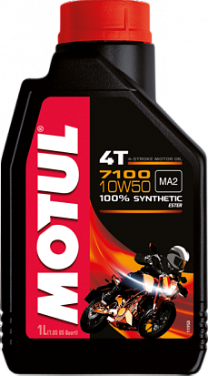 MOTUL 7100 4T 10W-50 масло моторное, кан.1л