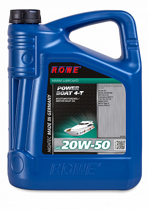 ROWE HIGHTEC POWER BOAT 4-T SAE 20W-50 масло моторное, кан.5л