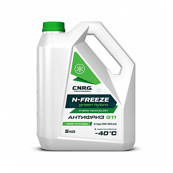 C.N.R.G. N-Freeze Green Hybro G11 антифриз, кан. 5 кг.