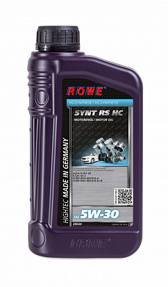 ROWE HIGHTEC SYNT RS SAE 5W-30 HC масло моторное, кан.1л