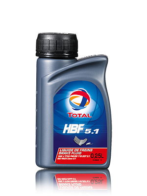TOTAL HBF 5.1 жидкость тормозная синт., канистра 0,25л