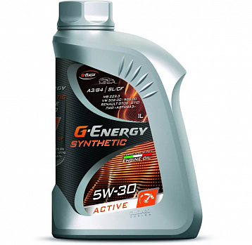 G-Energy Synthetic Active 5W-30 масло моторное синт., канистра 1л