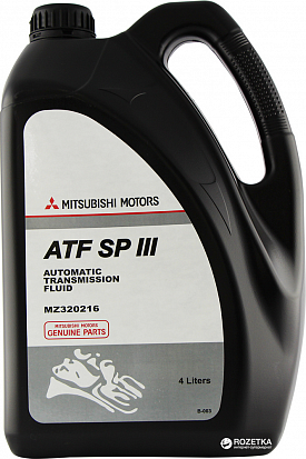 MZ 320216 MITSUBISHI ATF SP-III, 4л масло для АКПП 