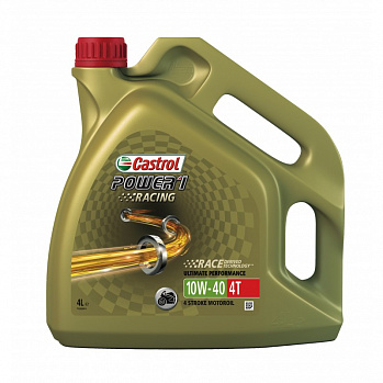 Castrol Power 1 Racing 4T 10W-40 (МА2)масло моторное, кан.4л