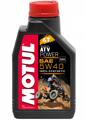 MOTUL ATV POWER 4T 5W-40 масло моторное, кан.1л