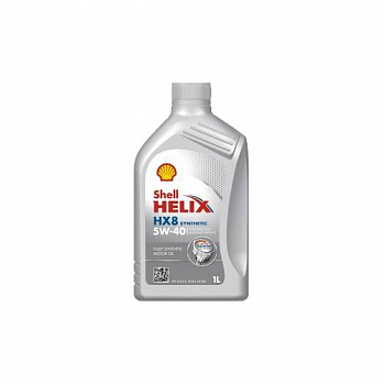 Shell Helix HX8 Synthetic 5W-40 масло моторное, кан.1л
